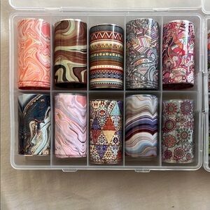 Nail foil with a FREE transfer gel